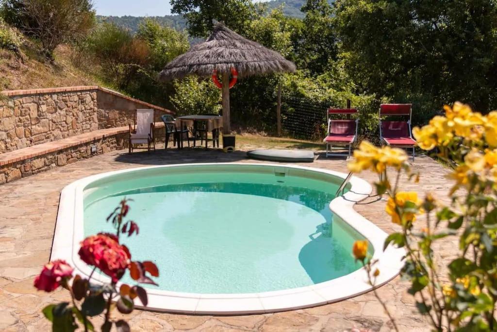 ארצו Agriturismo Con Piscina In Toscana, Tribbiano מראה חיצוני תמונה